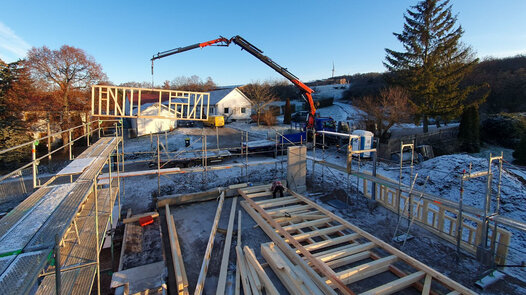 Montage bei frostigen Temperaturen