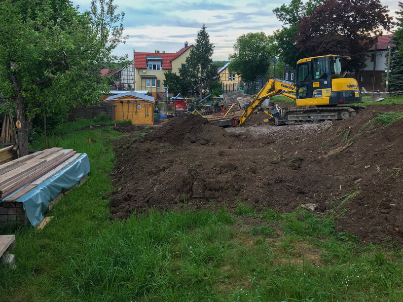 Beginn der Bauarbeiten