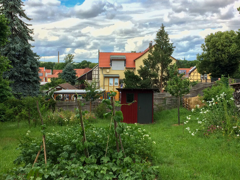 Grundstück vor Baubeginn